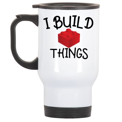 I Build Things Building Blocks Stainless Steel Travel Mug