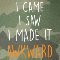 I Cam I Saw I Made It Awkward Legacy Tie Dye Trucker Hat