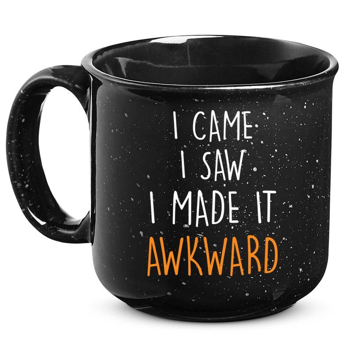 I Cam I Saw I Made It Awkward 15oz Campfire Ceramic Mug