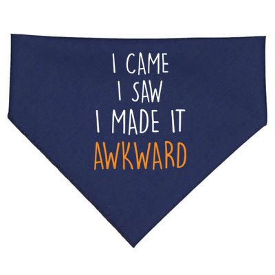 I Cam I Saw I Made It Awkward USA-Made Doggie Bandana