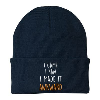 I Cam I Saw I Made It Awkward Beanie