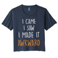 I Cam I Saw I Made It Awkward Crop Top