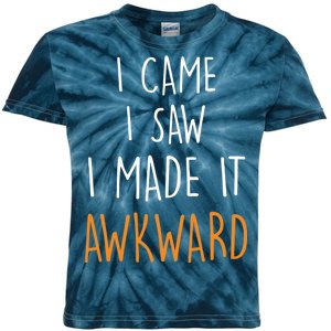 I Cam I Saw I Made It Awkward Kids Tie-Dye T-Shirt