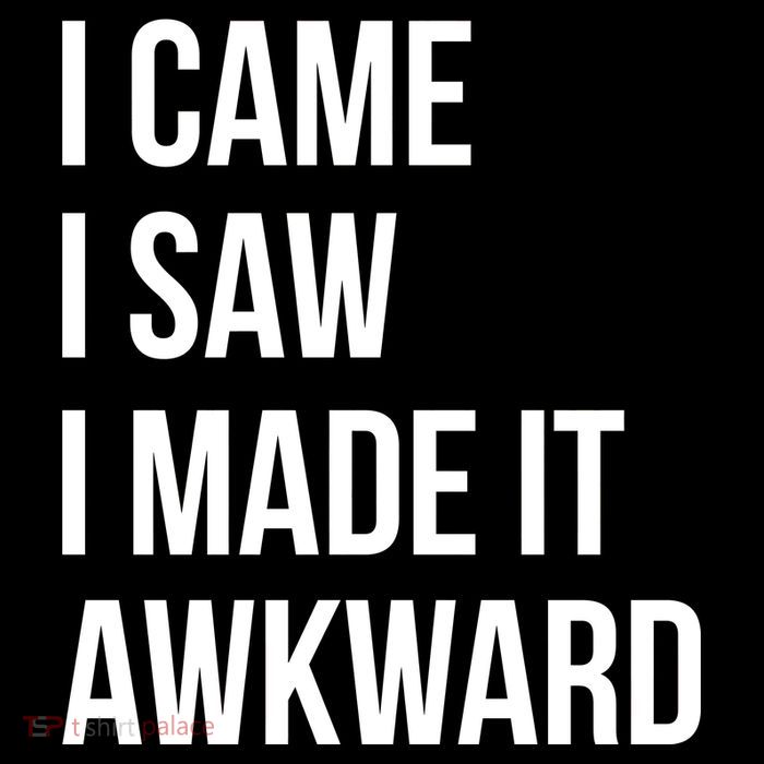 I Came I Saw I Made It Awkward Funny Toddler Sweatshirt
