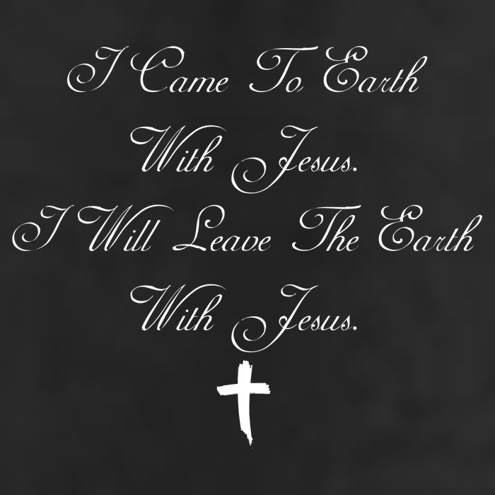 I Came To Earth With Jesus I Will Leave Earth With Jesus Golf Towel