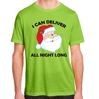 I Can Deliver All Night Long X-Mas Bad Santa Adult ChromaSoft Performance T-Shirt