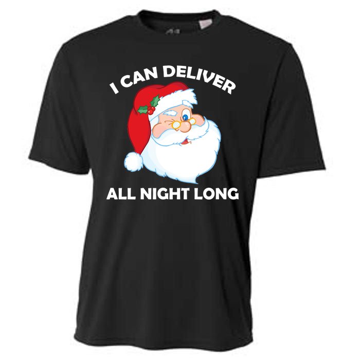 I Can Deliver All Night Long X-Mas Bad Santa Cooling Performance Crew T-Shirt