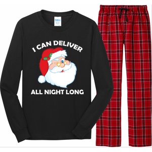 I Can Deliver All Night Long X-Mas Bad Santa Long Sleeve Pajama Set