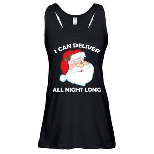 I Can Deliver All Night Long X-Mas Bad Santa Ladies Essential Flowy Tank