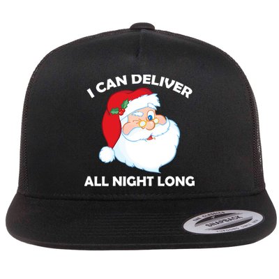 I Can Deliver All Night Long X-Mas Bad Santa Flatbill Hat