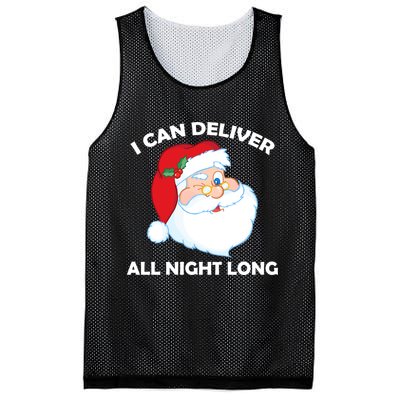 I Can Deliver All Night Long X-Mas Bad Santa Mesh Reversible Basketball Jersey Tank