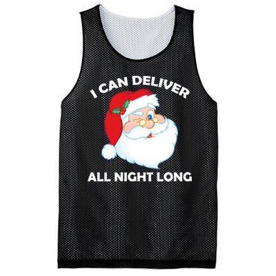 I Can Deliver All Night Long X-Mas Bad Santa Mesh Reversible Basketball Jersey Tank