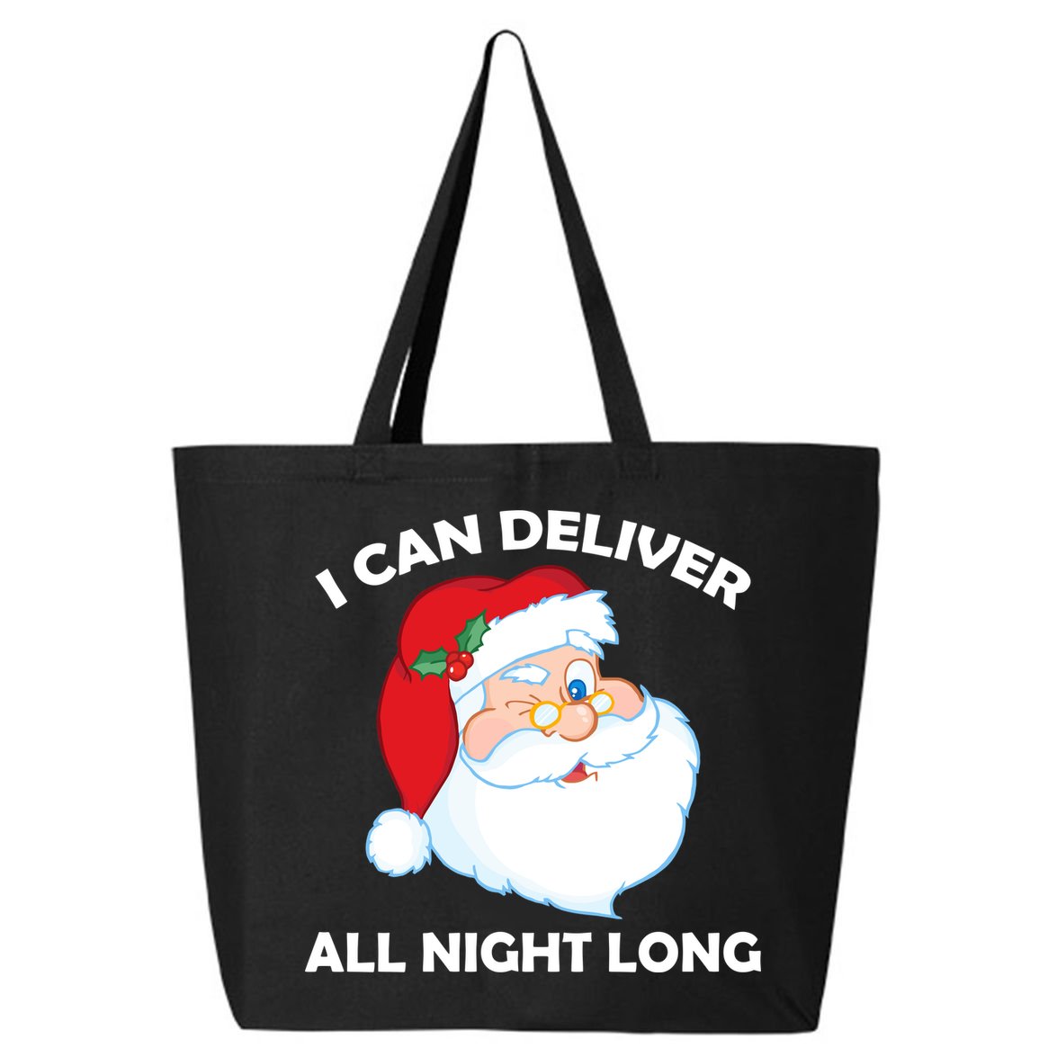 I Can Deliver All Night Long X-Mas Bad Santa 25L Jumbo Tote