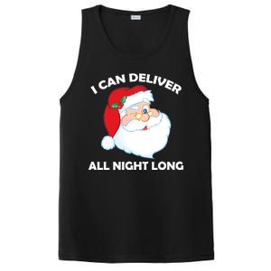 I Can Deliver All Night Long X-Mas Bad Santa PosiCharge Competitor Tank