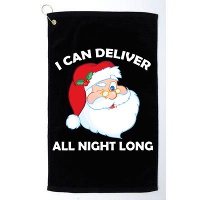 I Can Deliver All Night Long X-Mas Bad Santa Golf Towel