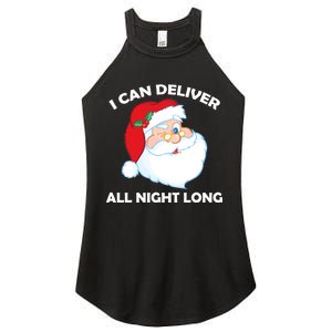 I Can Deliver All Night Long X-Mas Bad Santa Women's Perfect Tri Rocker Tank