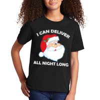 I Can Deliver All Night Long X-Mas Bad Santa Kids T-Shirt