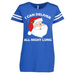 I Can Deliver All Night Long X-Mas Bad Santa Enza Ladies Jersey Football T-Shirt