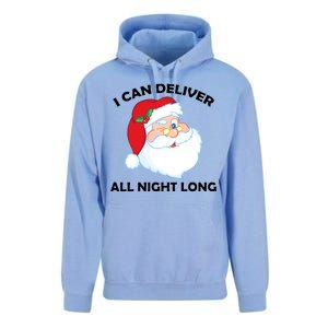 I Can Deliver All Night Long X-Mas Bad Santa Unisex Surf Hoodie