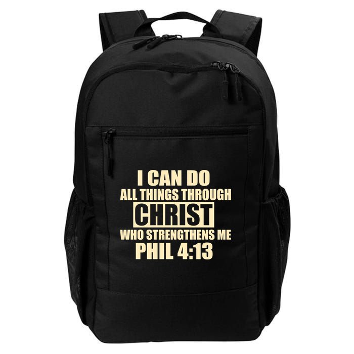 I Can Do All Thing Through Christ Phil 4:13 Backpack
