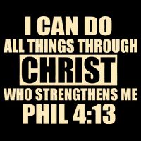I Can Do All Thing Through Christ Phil 4:13 Backpack