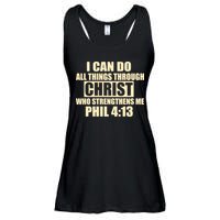 I Can Do All Thing Through Christ Phil 4:13 Ladies Essential Flowy Tank