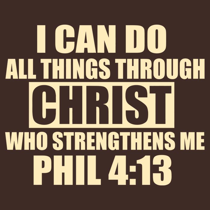 I Can Do All Thing Through Christ Phil 4:13 Short Acrylic Beanie