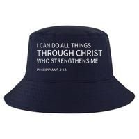 I Can Do All Things Through Christ Cool Comfort Performance Bucket Hat