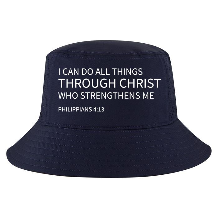 I Can Do All Things Through Christ Cool Comfort Performance Bucket Hat