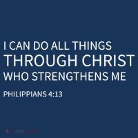 I Can Do All Things Through Christ Tall T-Shirt