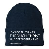 I Can Do All Things Through Christ Knit Cap Winter Beanie