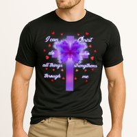I Can Do All Things Through Christ Butterfly Cross Performance Shirt