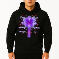 I Can Do All Things Through Christ Butterfly Cross Hoodie