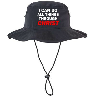I Can Do All Things Through Christ Our Lord Bucket Hat