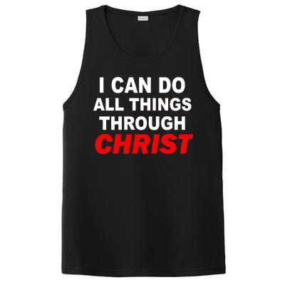 I Can Do All Things Through Christ Our Lord PosiCharge Competitor Tank