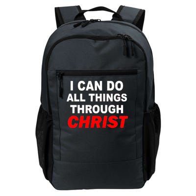 I Can Do All Things Through Christ Our Lord Daily Commute Backpack