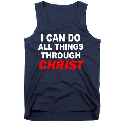 I Can Do All Things Through Christ Our Lord Tank Top