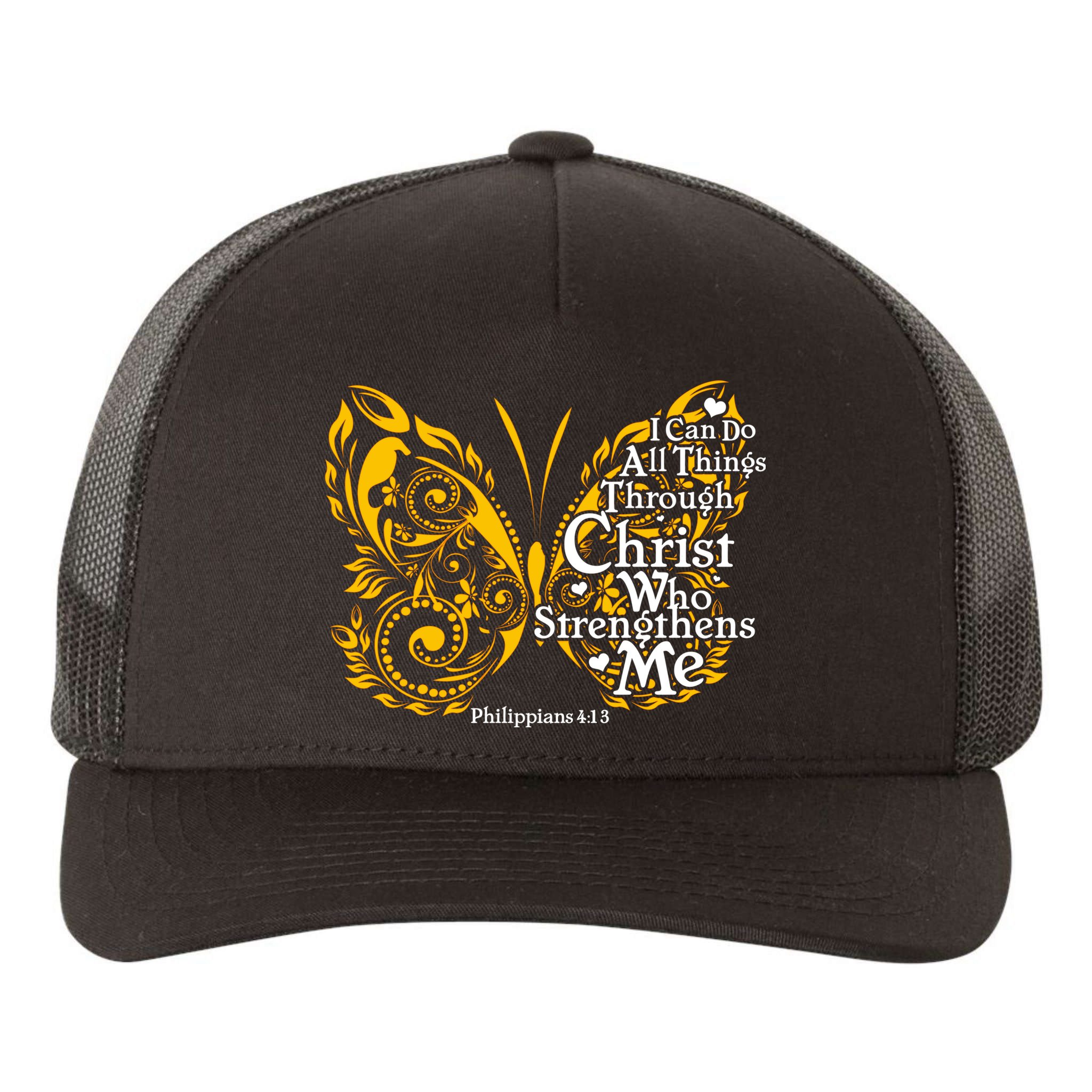 I Can Do All Things Through Christ Philippians 4:13  Yupoong Adult 5-Panel Trucker Hat
