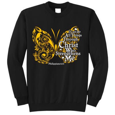 I Can Do All Things Through Christ Philippians 4:13  Sweatshirt