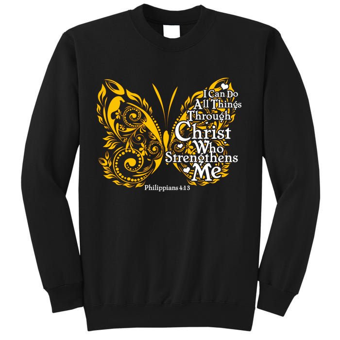 I Can Do All Things Through Christ Philippians 4:13  Sweatshirt