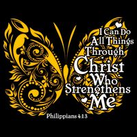I Can Do All Things Through Christ Philippians 4:13  Backpack