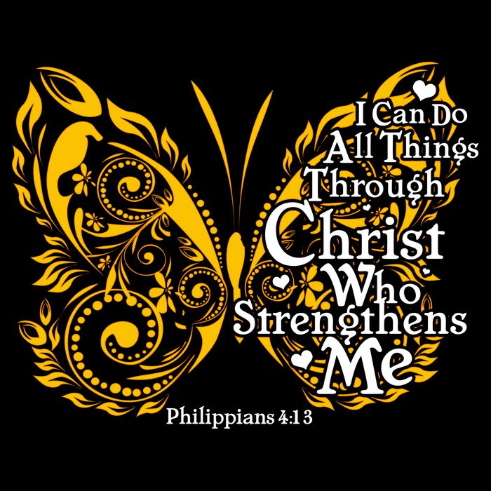 I Can Do All Things Through Christ Philippians 4:13  Backpack