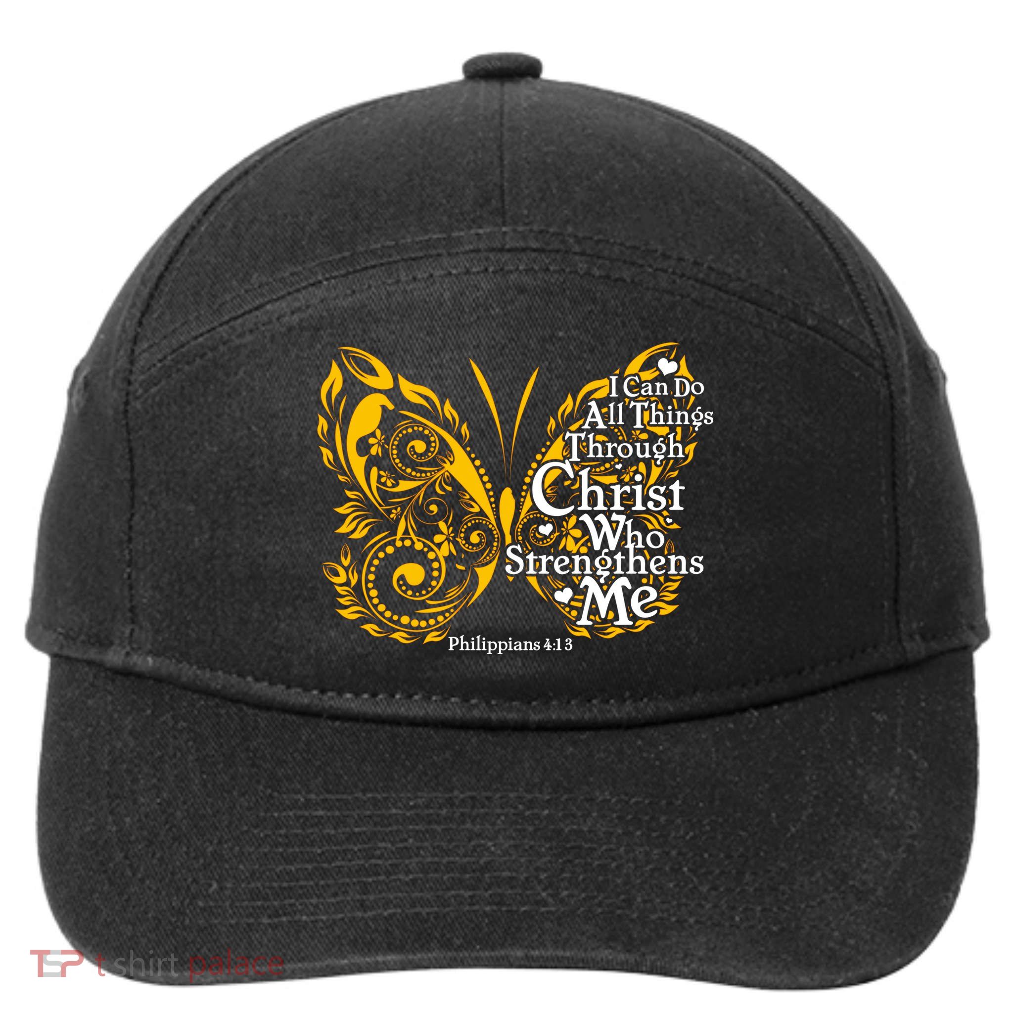 I Can Do All Things Through Christ Philippians 4:13  7-Panel Snapback Hat