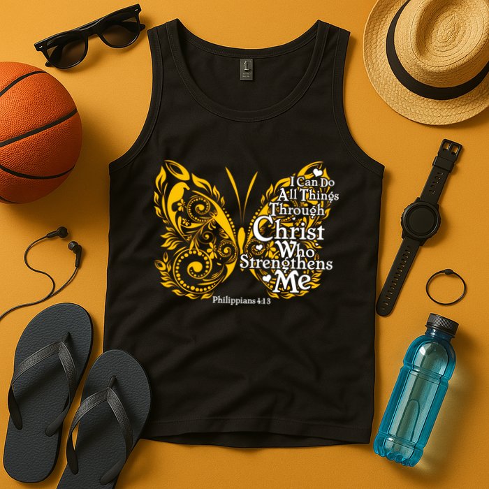 I Can Do All Things Through Christ Philippians 4:13  Tank Top