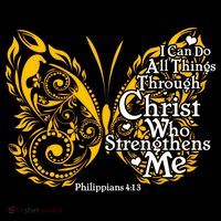 I Can Do All Things Through Christ Philippians 4:13  Visor