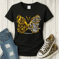 I Can Do All Things Through Christ Philippians 4:13  Womens T-Shirt