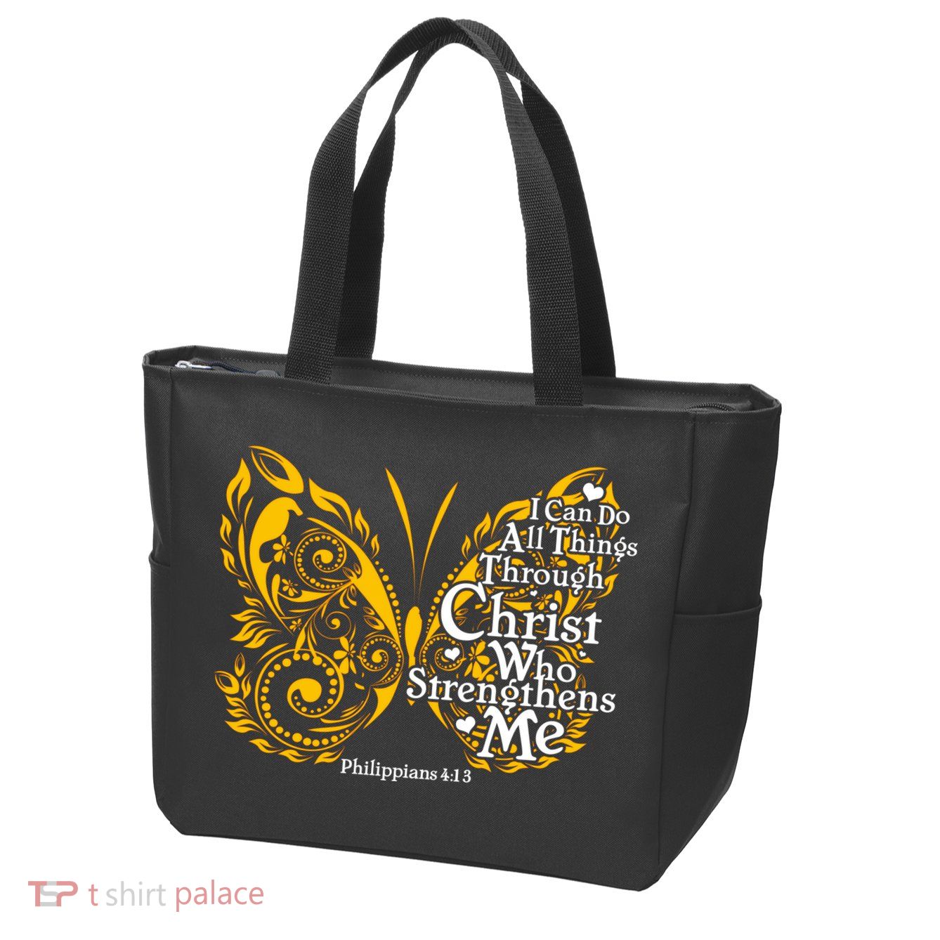 I Can Do All Things Through Christ Philippians 4:13  Zip Tote Bag