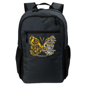 I Can Do All Things Through Christ Philippians 4:13  Daily Commute Backpack