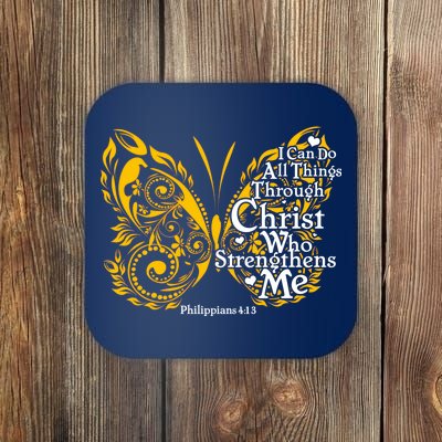 I Can Do All Things Through Christ Philippians 4:13  Coaster