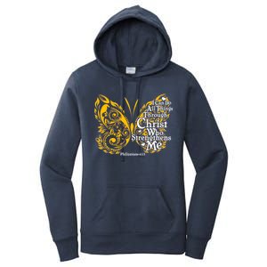 I Can Do All Things Through Christ Philippians 4:13  Women's Pullover Hoodie